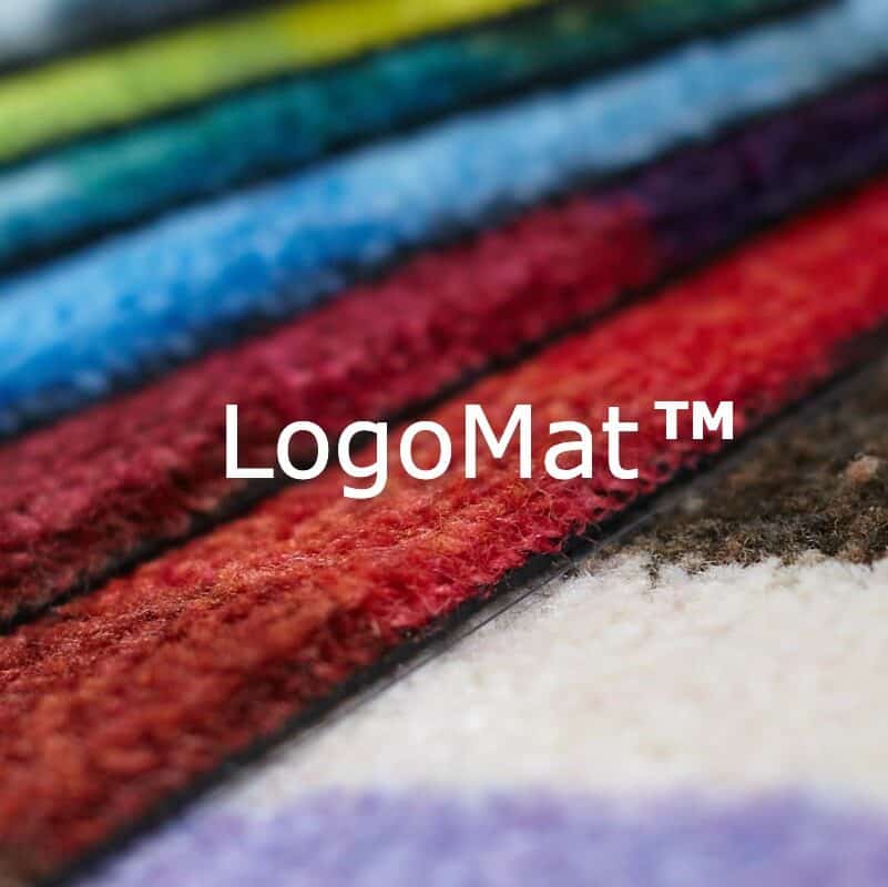 LogoMat™ med era färger och logo